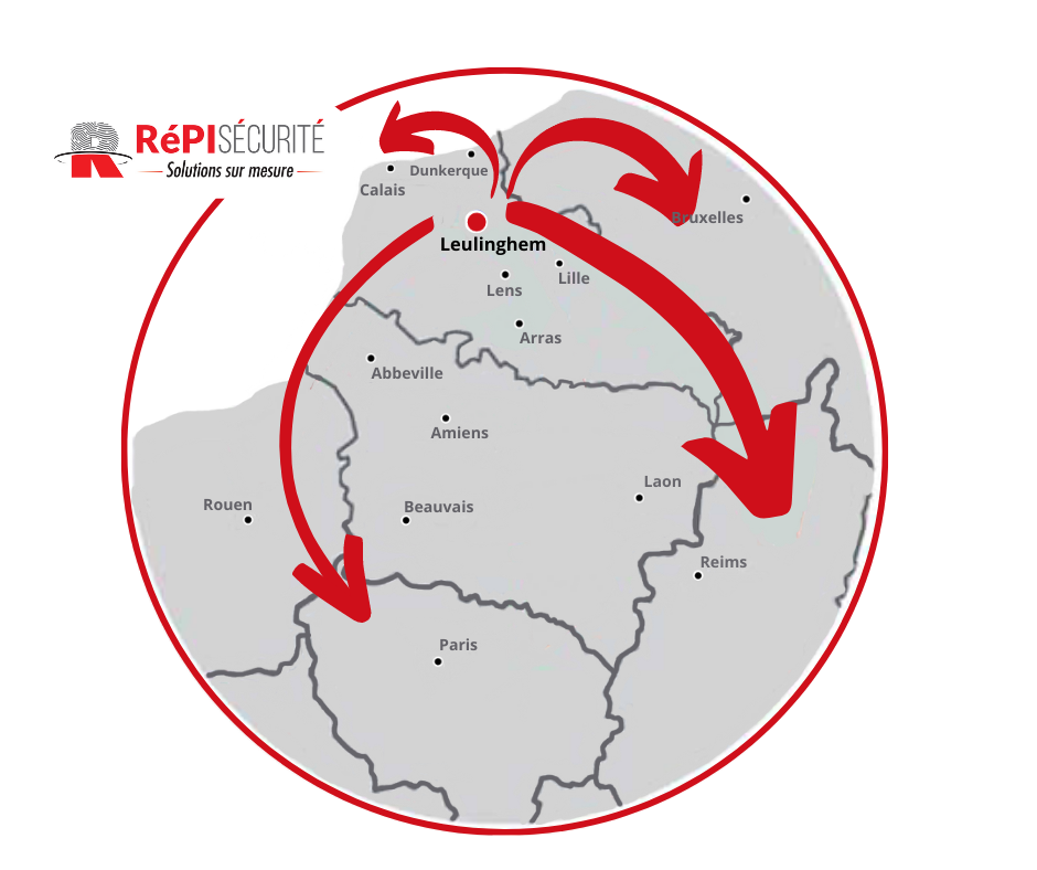 Carte zone d'intervention